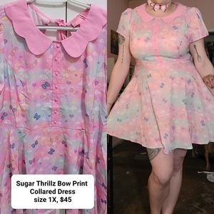 Sugar Thrillz Pink Bow Dress